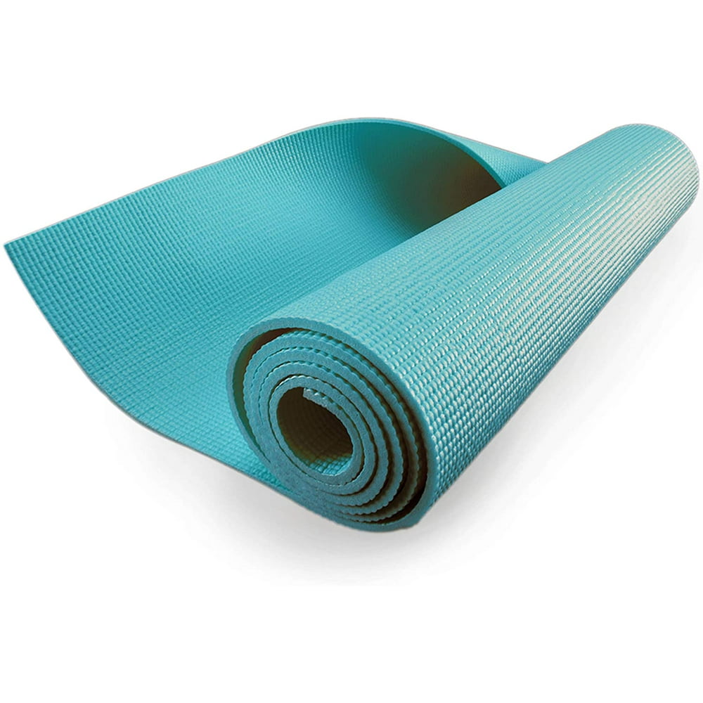 ZIVA Fitness Portable Deluxe Foam Yoga Mat for Stretching, Toning ...