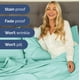 thumbnail image 4 of Juego de sábanas CGK Unlimited Extra Deep Pocket King Spa Blue, 4 of 9