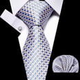thumbnail image 3 of Corbata para hombre, traje formal, traje profesional a rayas, traje de verano, 3 of 6