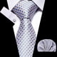 thumbnail image 3 of Corbata para hombre, traje formal, traje profesional a rayas, traje de verano, 3 of 6