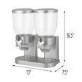HoneyCanDo Zevro Original Indispensable Dual 17.5 oz Dispenser