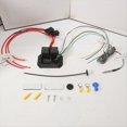 thumbnail image 2 of Digital Radiator Fans Controller Swith 12V 0444 Adjustable Temperature Range Digital Electric Thermatic Fan Switch Kit,1 * Digital Thermatic Fan Switch Kit, 2 of 5