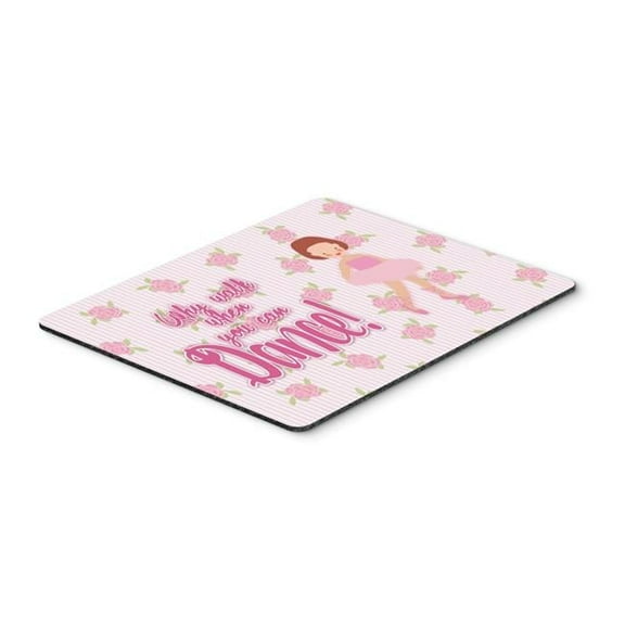Ballet Red Short Hair Mouse Pad, Hot Pad or Trivet