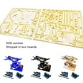 thumbnail image 4 of Speravity 4 DOF Robot manipulador Kit brazo aprendizaje DIY acrílico mecánico autoensamblaje controlador accesorio reemplazo para Herramientas y ferretería Madera, 4 of 6