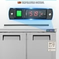 thumbnail image 6 of VEVOR 48"W Commercial Refrigerated Sandwich / Salad Prep Table 2 Doors with 12 Pan Capacity, Temp Control, 6 of 9