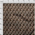 thumbnail image 3 of oneOone Cotton Cambric Brown Fabric Abstract Craft Projects Decor Fabric Printed By The Yard 56 Inch Wide, 3 of 4