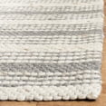 thumbnail image 4 of SAFAVIEH Marbella Christabella Striped Area Rug, Grey/Taupe, 6' x 9', 4 of 11