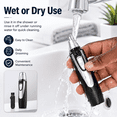 thumbnail image 3 of Nose Hair Trimmer for Men and Women, Waterproof Electric Nose Trimmer with Rotary Blade, Wet Dry Washable Personal Groomer for Shower Use,  Gray, 3 of 6