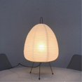 thumbnail image 5 of Japanese Rice Paper LED Table Lamp, Tripod, for Bedroom Living Room, 5 of 5