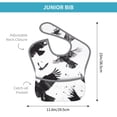 thumbnail image 4 of Kdxio Monochrome Flying Ravens Bibs For Babies, Baby Bibs for Eating, Toddler Bibs, Waterproof Bibs, Feeding Bibs, for Toddlers, Boys, Girls, 4 of 8