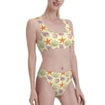 thumbnail image 4 of High Waisted Bikini Sets For Women, Starfish Conch Shells Swimsuits Tummy Control, Two Pieces Bathing Suit, 4 of 8
