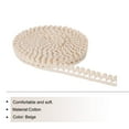 thumbnail image 3 of Uxcell Lace Trim Ribbon 10 Yards 0.39 Inch Cotton Elastic Trim for Craft,Gift Wrappers,Headbands,Beige Style 22, 3 of 5