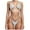 Silver, variant on QHFBli Womens One Piece Sling Bikini High Cut Cheeky Swimsuit Thong Bathing Suits