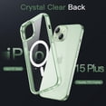 thumbnail image 3 of JETech Magnetic Case for iPhone 15 Plus 6.7-Inch Compatible with MagSafe Wireless Charging, Shockproof Phone Bumper Cover, Anti-Scratch Clear Back (Green), 3 of 6
