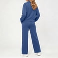 thumbnail image 7 of Mifsaly Plus Size Womens Sweatsuits 2 Piece Set V Neck Sweatshirts and Wide Leg Pants Fall Winter Going Out Athletic Gym Lounge Matching Outfits, 7 of 7