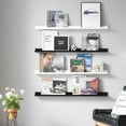 thumbnail image 3 of Wall Placement A Word Partition Display Wall Panel Hanging Suitable For Living Room And Bedroom Surface Display Wall Panel Hanging Wall Bookshelf Photo Frame, 3 of 8