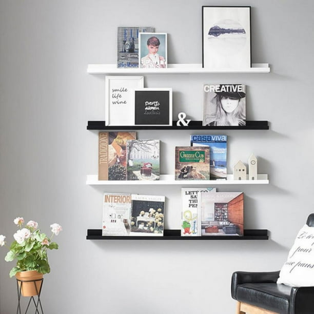 Floating Shelves Wall Mounted, Solid Wood Wall Shelves 1pc Shelf