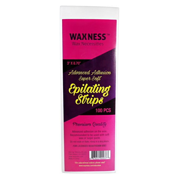 Waxness Wax Necessities Non Woven Epilating Strips / 3 x 8.75 inch