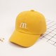 thumbnail image 1 of Doitbest-Gorra de béisbol para niño Y niña, gorro con visera, color caramelo, sólido, letra M, para bebé, de 1 a 5 años Fivean unisex, 1 of 2