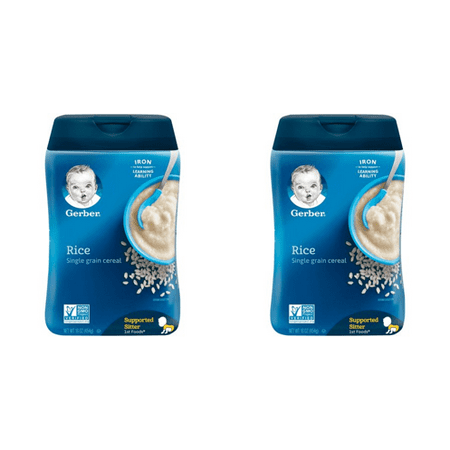 (3 Pack) GERBER Single-Grain Rice Baby Cereal, 16 (Best Rice Cereal For Infants)