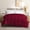 Burgundy, variant on Mayran Linen 100% Microfiber Comforter Soft, Lightweight & Perfect for All Seasons , King, Colour Chocolate Solid
