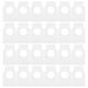 thumbnail image 1 of 100 etiquetas en blanco de doble cara para botellas de vino, prácticas etiquetas en blanco., 1 of 4