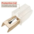 thumbnail image 3 of 4PCS Record Player Needle, Upgraded Golden Record Needles Stylus Replacement for ,, Turntable, 3 of 8