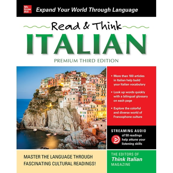 Read & Think Italian, Premium Third Edition, (Paperback)