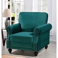 thumbnail image 5 of Uspridefurniture Feingold 3Pcs Velvet Living Room Set, Green, 5 of 7