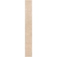 thumbnail image 6 of Unique Loom Davos Shag Collection Area Rug - Solid (2' 7" x 20' Runner Linen), 6 of 6