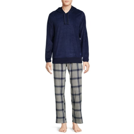 U.S. Polo Assn. Men's Microfleece Pants and Long Sleeve Hoodie Set, 2-Piece