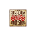 thumbnail image 1 of Freedom Vintage Metal Wall Decor, 1 of 1