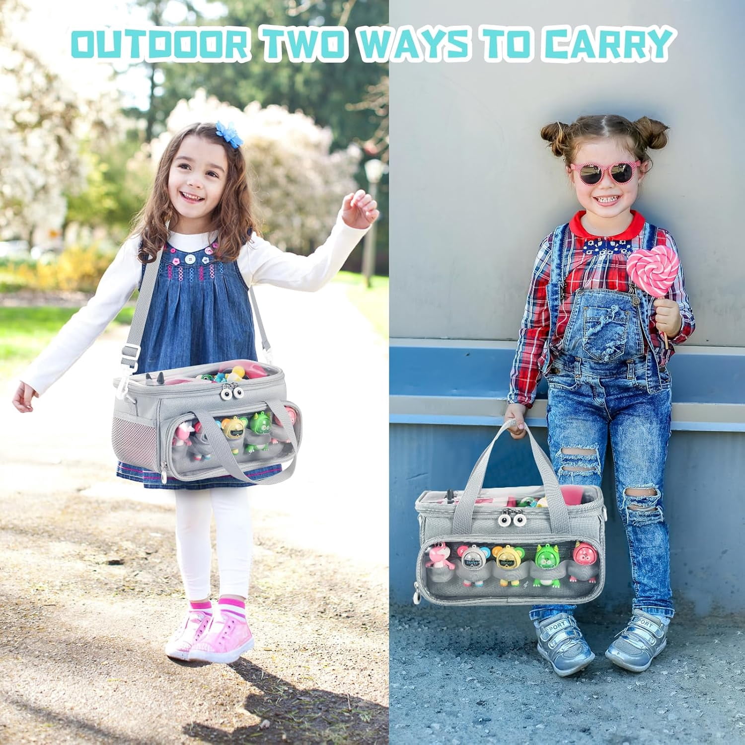Carrying Case for Toniebox, Storage Carrier Bag for Tonie Characters with Shoulder Strap and Handle