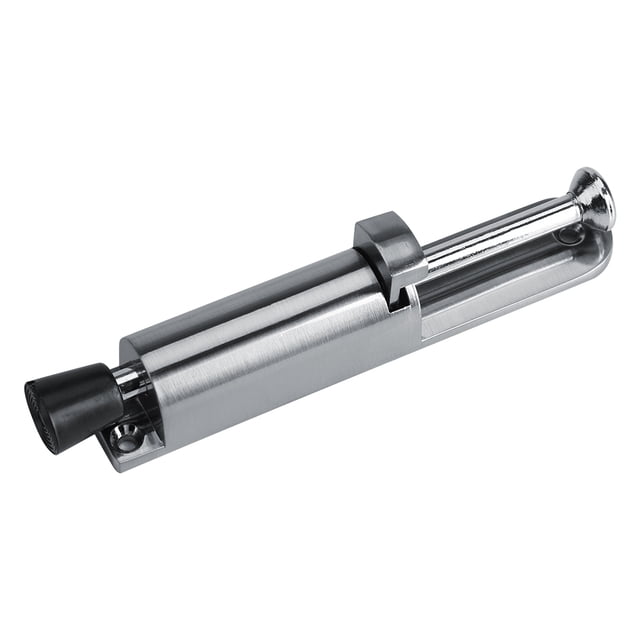 Kathlen Support de Porte-Pied en Caoutchouc Souple en Alliage de Zinc Robuste à Ressort Support de butée de Porte Facile Accessible (Argent)