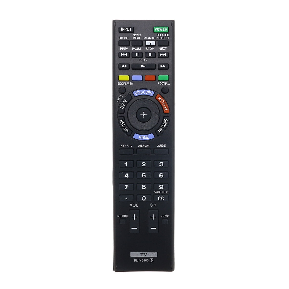 DEHA Replacement Smart TV Remote Control for Sony KDL60W610B
