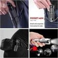 thumbnail image 4 of AVEKI Summarizy-1 Flashlight Light Source Three-Stop Adjustment Small Mini Portable USB Charging Super Bright Long Range Multifunctional Flashlight Waterproof Flashlight High Lumens for Camping B0514, 4 of 7