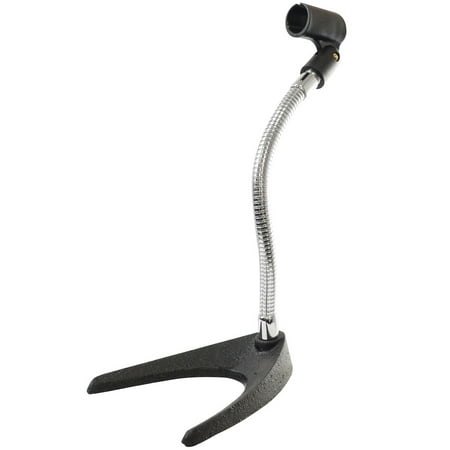 PYLE PMKS8 - Desktop Microphone Stand - Compact Table Mic Holder Mount with Flexible (Best Desktop Microphone Stand)
