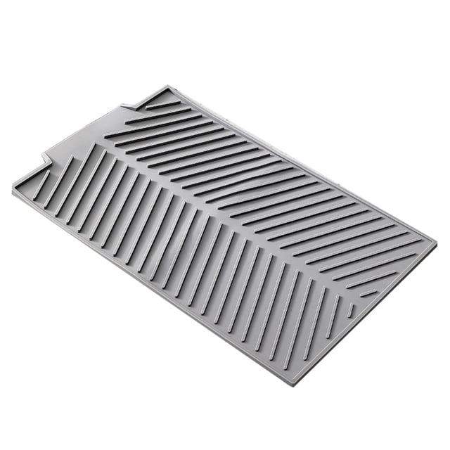 Ohufall Foldable Large Dish Drying Mat For Kitchen Counter Dishwasher Safe Draining Board Mat Pot Trivet Pad