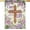 Easter Flower Cross, variant on Spring Summer Resurrection Garden Flag - 12x18" Religious Cross Yellow Flower Yard Outside Christian Outdoor Small Home Decor