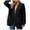 Black, variant on Cute Sweater Women Cable Knitted Blazer Long Sleeve Solid Open Front Cardigan With Pocket Plus Size Pullover Tops