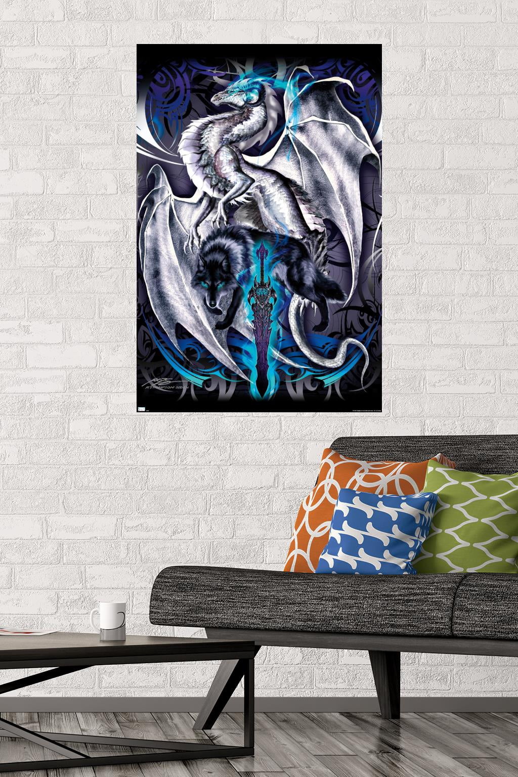 Ruth Thompson - Dragonblade Omegablade Wall Poster, 22.375" x 34"