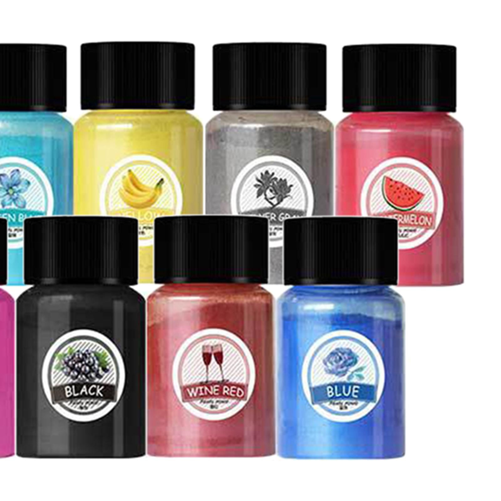 Mica Powder Pigment Mica Mineral Powder Micas Colorants Epoxy Resin Dye DIY for Soap Coloring Candle Making Paint Nail Polish Jewelry 30 colors