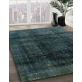 thumbnail image 2 of Ahgly Company Indoor Rectangle Abstract Greenish Blue Green Abstract Area Rugs, 2' x 4', 2 of 6