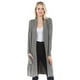 thumbnail image 1 of Suéter largo a la rodilla AMAD Casual para mujer color gris Talla XL, 1 of 4