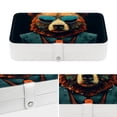 thumbnail image 4 of Bear PU Leather Jewelry Boxes Necklace Holder Display Case with Removable Compartment Portable, 4 of 6
