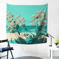 thumbnail image 2 of YFYANG Beach Flower Pattern Tapestry, Bedroom Dormitory Living Room Decoration Tapestrys Wall Hanging , 59 x 59 in, 2 of 9