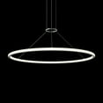 thumbnail image 6 of Sonneman 2234-50-30 Luna 50" Wide Led Ring Chandelier - Silver, 6 of 7