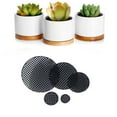 thumbnail image 5 of 10pcs Flower Pot Hole Mesh Pad Round Bottom Grid Mat Drainage Plant 10Cm Smile Home, 5 of 7
