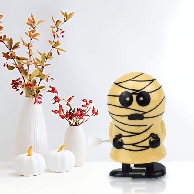 Fiudx Juguetes de Cuerda para Halloween, Diseños Novedosos de Mecanismo de Relojería, Acción de Salto Enérgico, Divertidos Regalos de Fiesta, Rellenos para Bolsas de Regalo de Halloween, Varias Forma