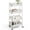 White, variant on CONCETTA Versatile 4-Tier Metal Utility Cart with Locking Casters, Multi-Scenario Use for Office, Living Room, Kitchen, White